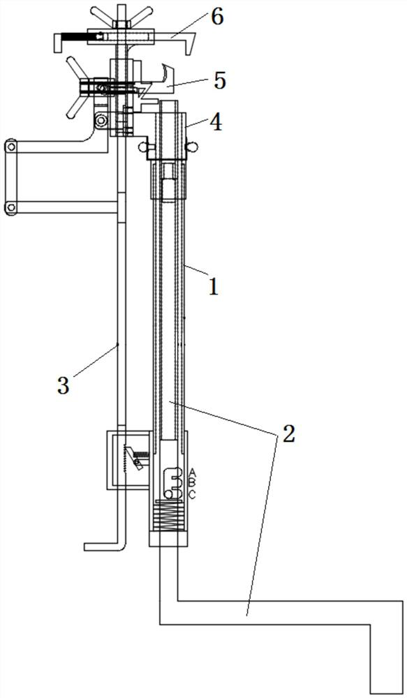 J-shaped wire clamp mounting tool