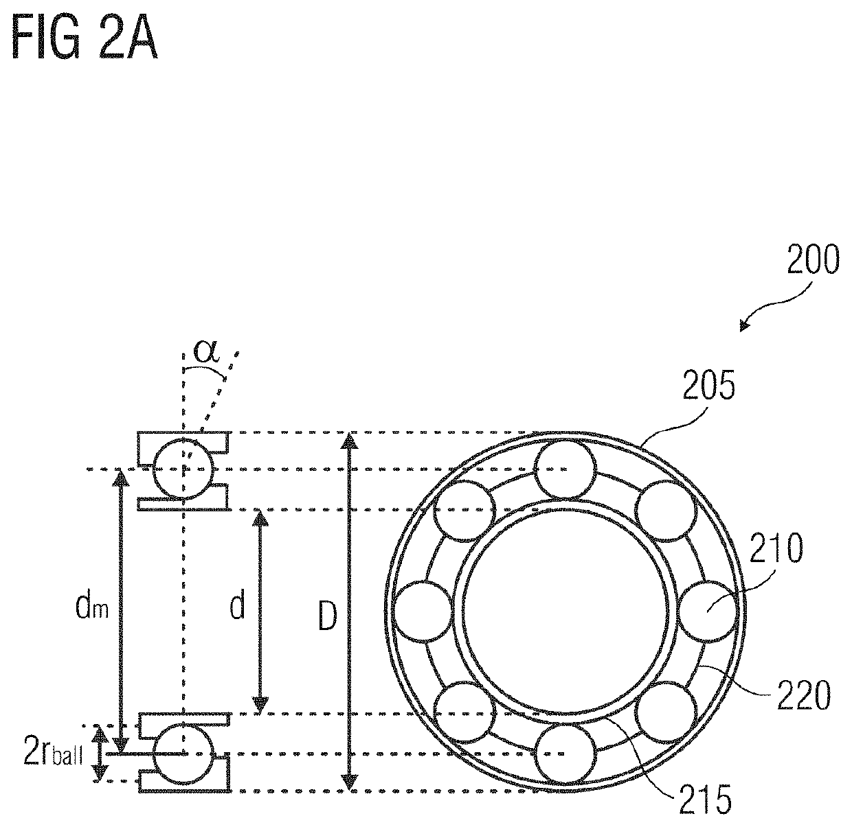 System, apparatus and method for estimating remaining useful life of a bearing