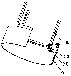 Pneumatic motor protective cover reinforcing device