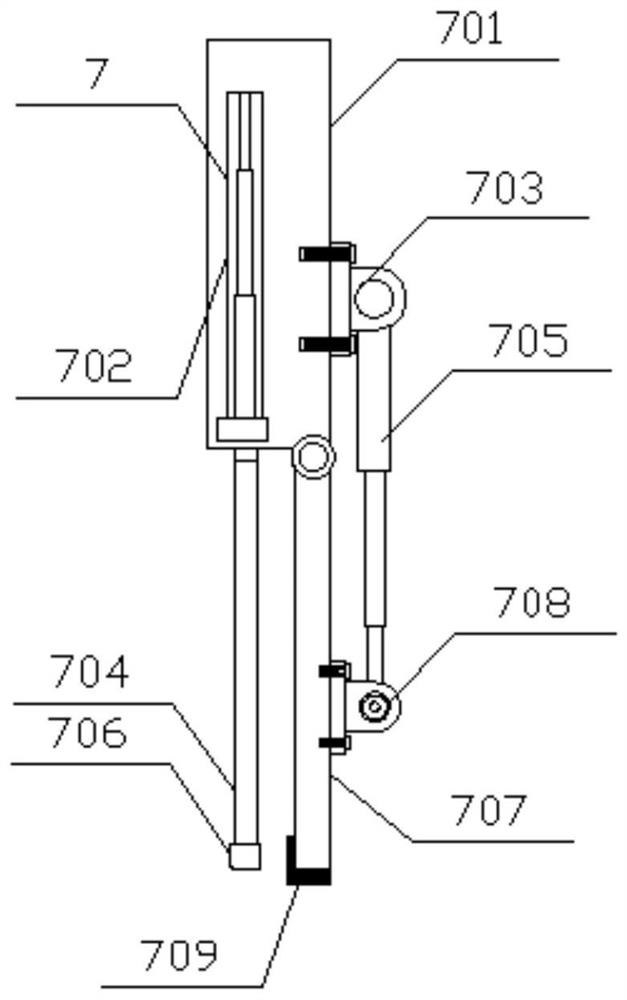 A device for recycling and removing paint from construction waste steel structures