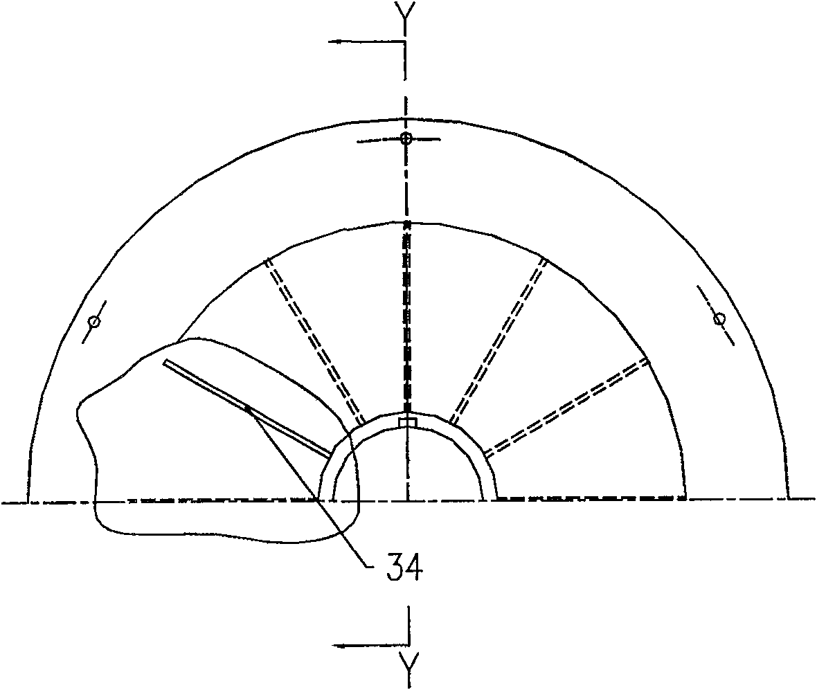 Coupling method of shunting disk for thermal state furnace slag process