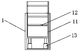 Buried type water purifying device