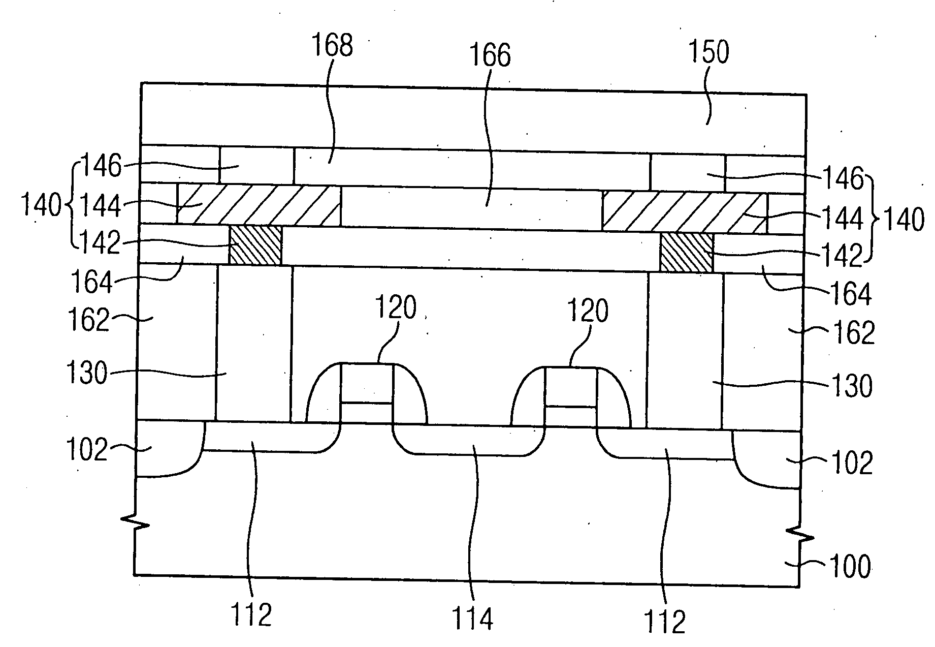 High-density phase change cell array and phase change memory device having the same