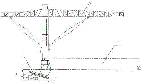Screw conveyor provided with material blocking and cleaning device