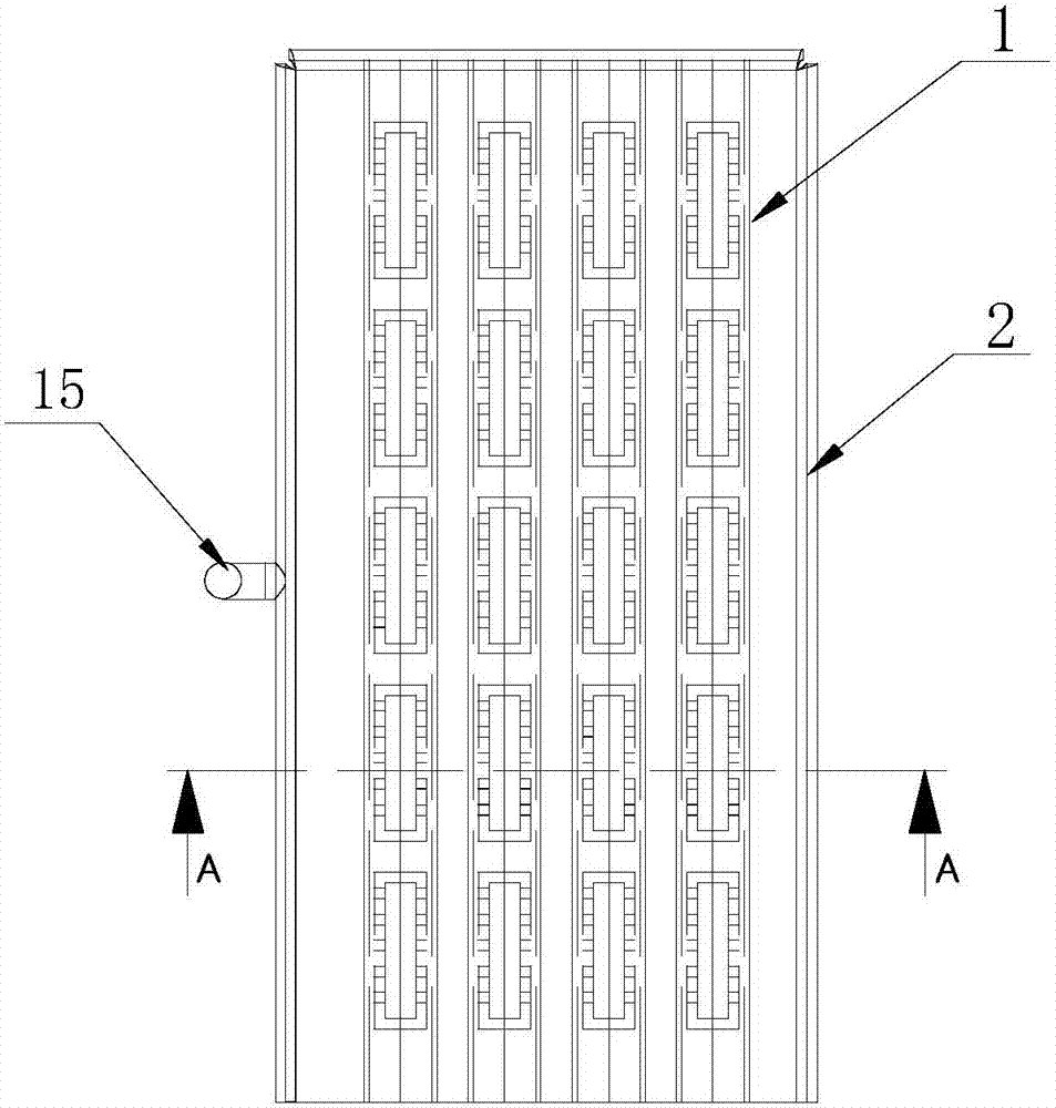 A one-way blocking condensate fluid dripping backflow drawing device