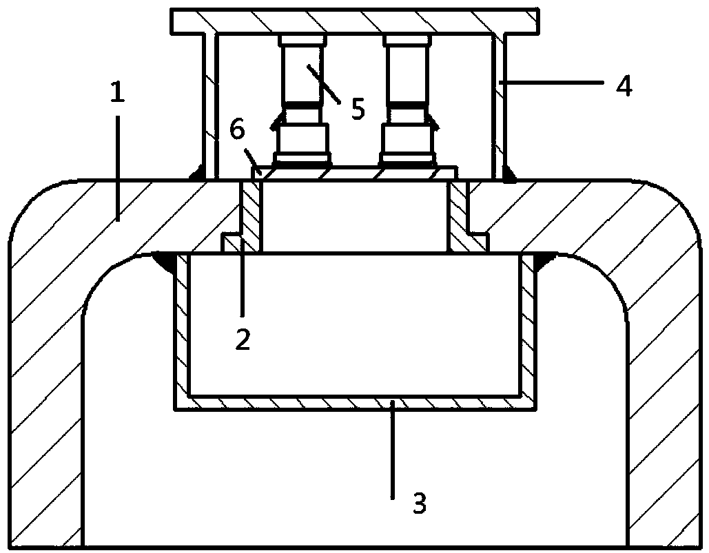 Method for simply demounting copper tile from cylinder body of hydropower unit