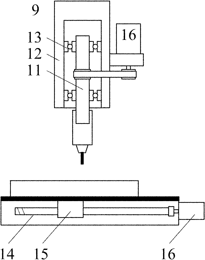 Electrolytic electric spark cutting composite micromachining device and method