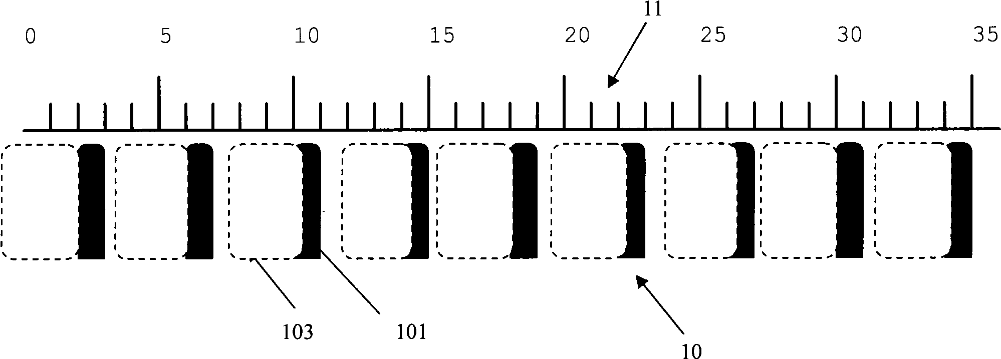 Test method and system for image sensor dynamic resolution