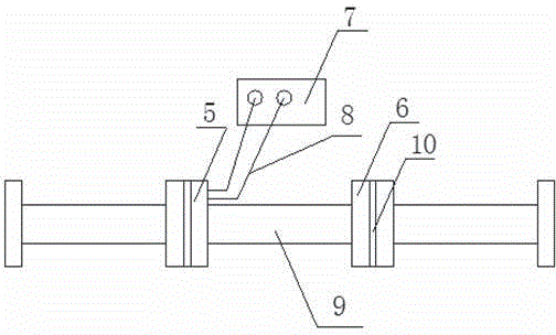 Flange pipeline connection method based on electromagnetic control