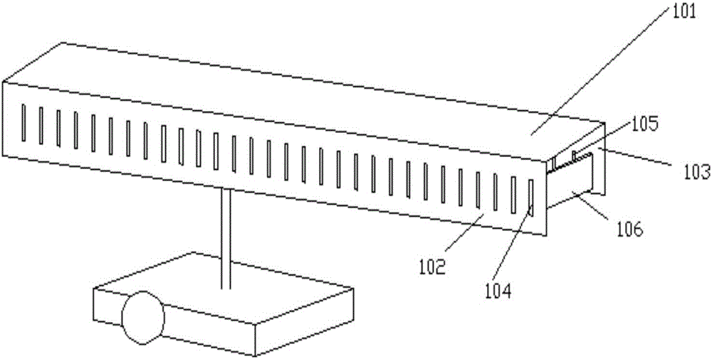 Screen-free television moving device