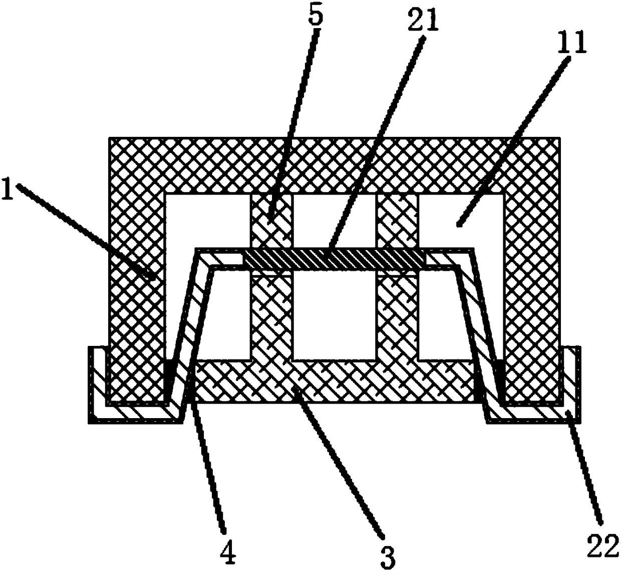 Surface-mounting fuse and production method thereof