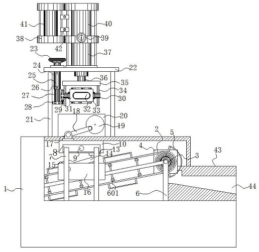 Punching device facilitating adjusting shape of clamping groove of blade of scalpel