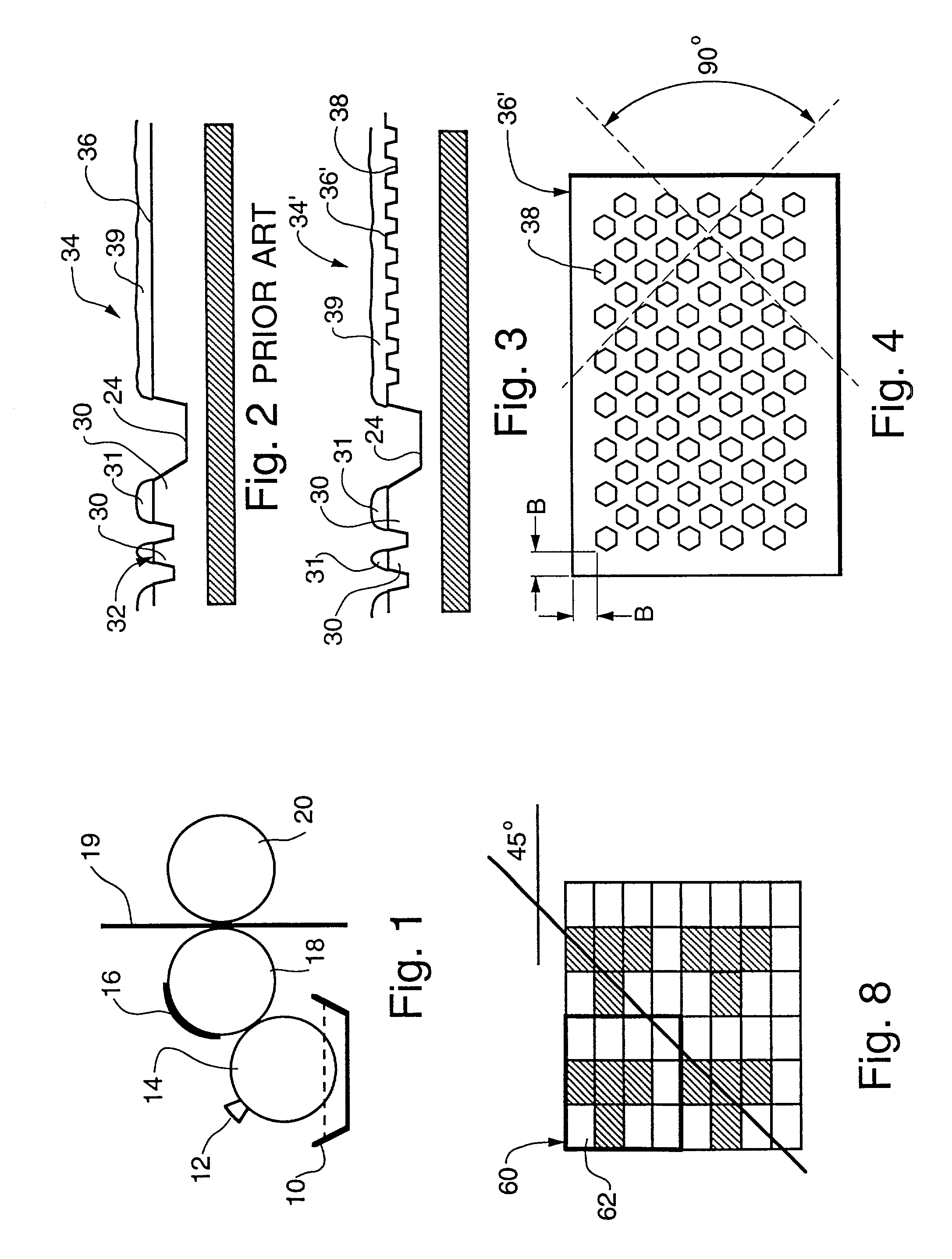 Screened film intermediate for use with flexographic printing plate having improved solids rendition