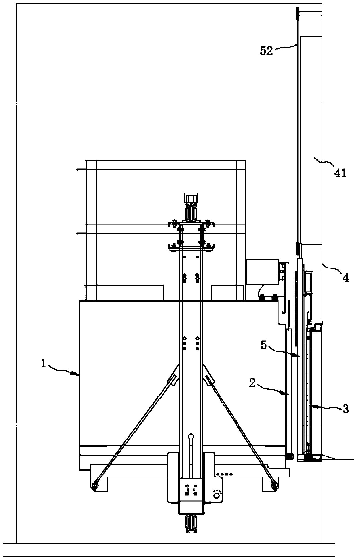 Marine elevator watertight method and structure