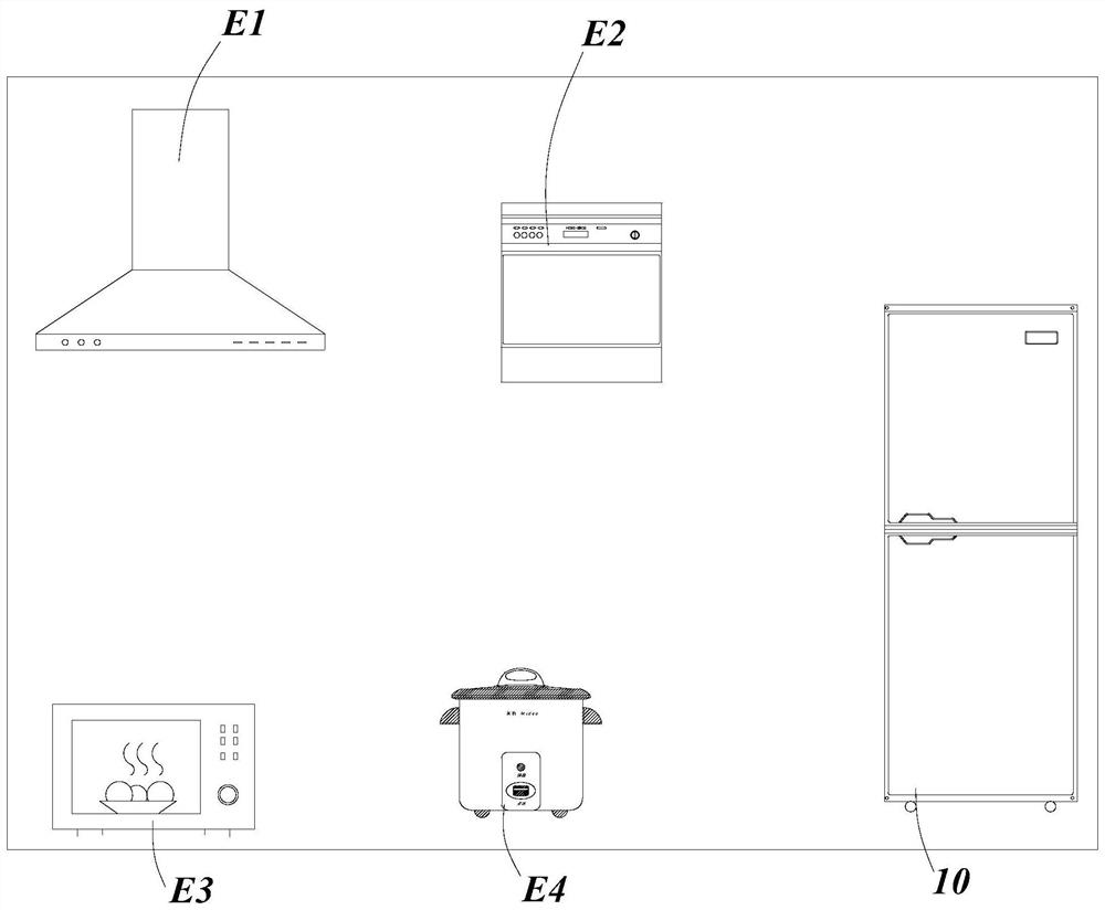 Kitchen noise reduction method, refrigerator and computer readable storage medium
