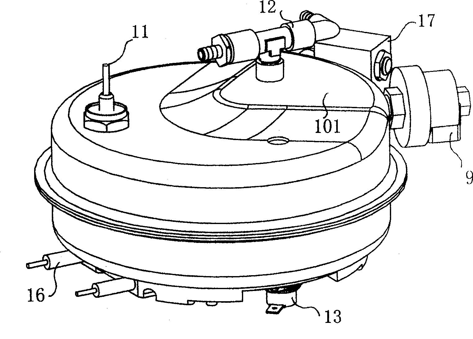 Split electric steam iron