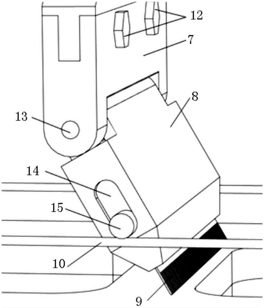 Automatic reversing inclined powder laying device and method for mechanical laser selective melting