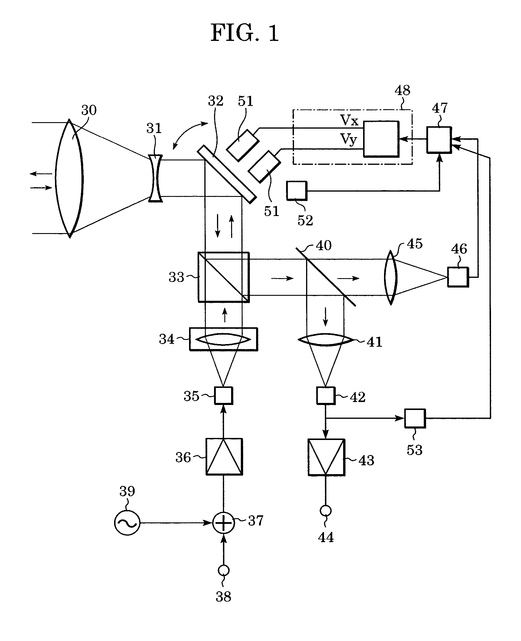 Optical-transmission-space determining apparatus and optical-space transmission apparatus