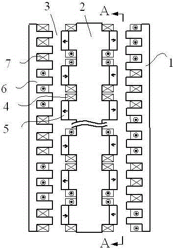 Magnetic suspension guiding direct-driven transportation system and control method thereof