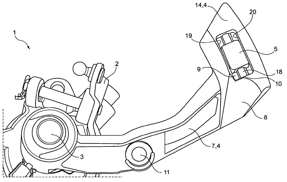 Shifting device for transmission