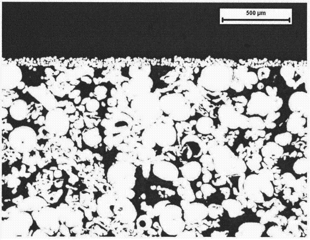 A method for preparing a microporous metal layer on a macroporous metal surface