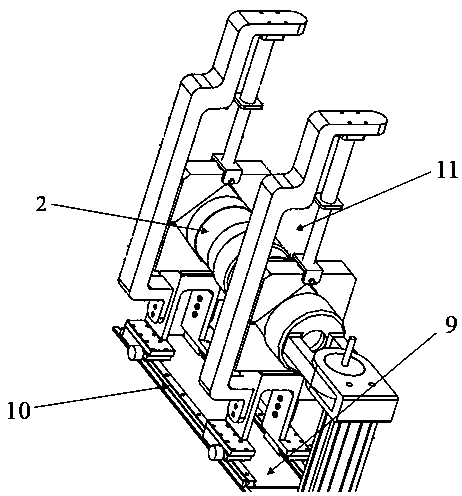 A flexible shaft hole automatic assembly device applied to large precision equipment