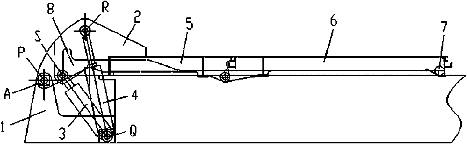 Ship hatchcover opening device
