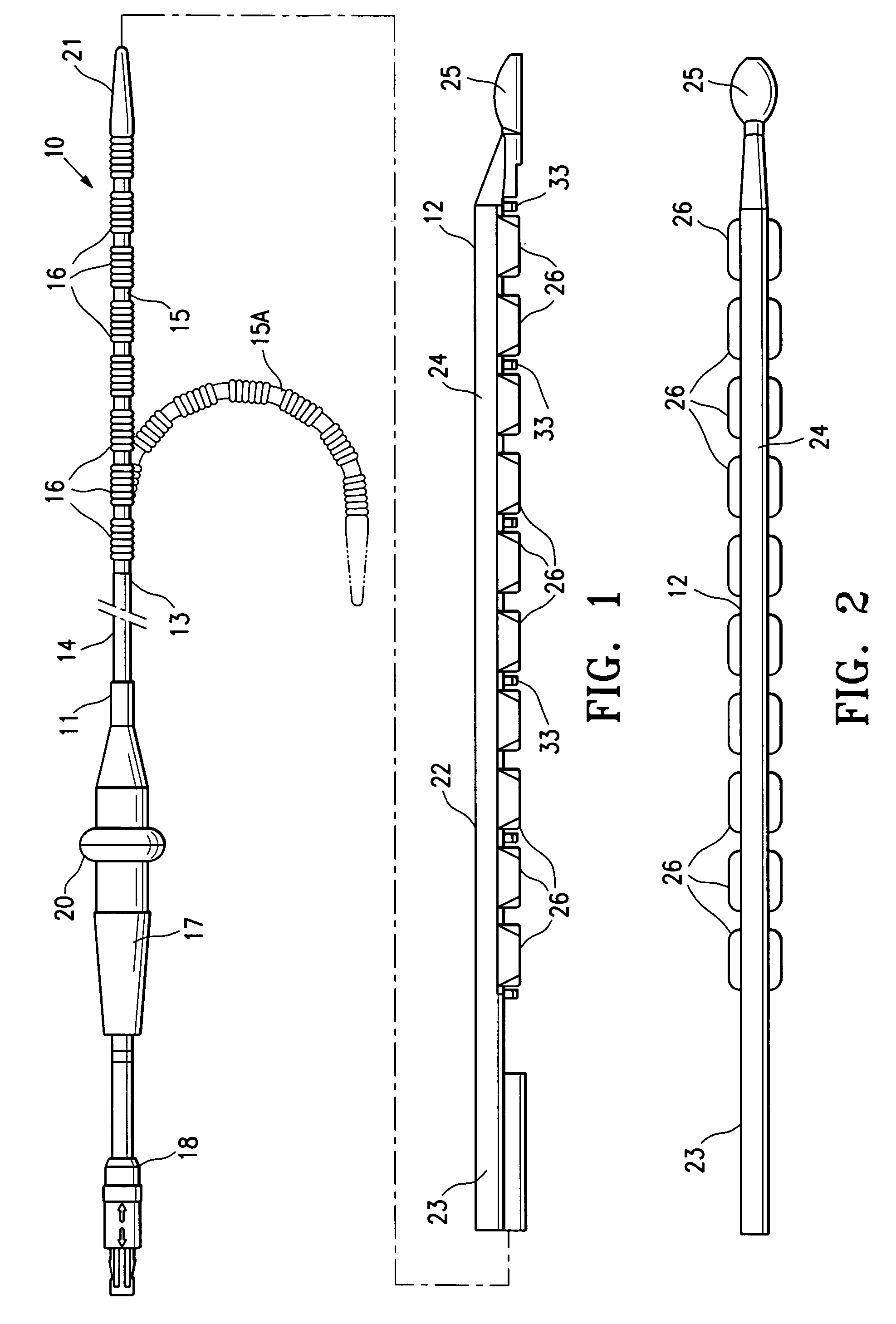 Ablation probe with stabilizing member