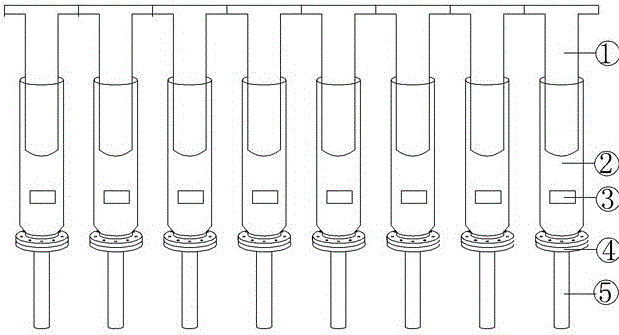 Eight-column bar maker