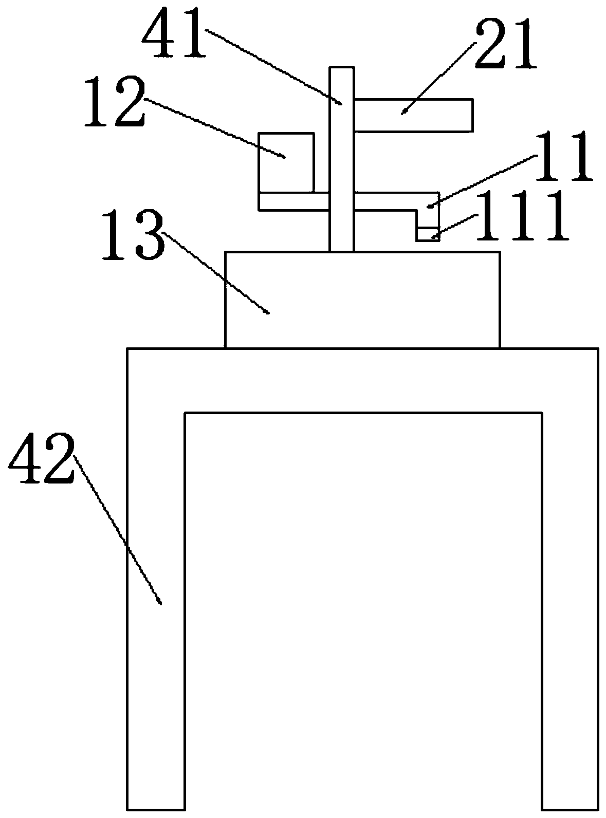 Continuous automatic feeding and discharging embossing machine and production process thereof