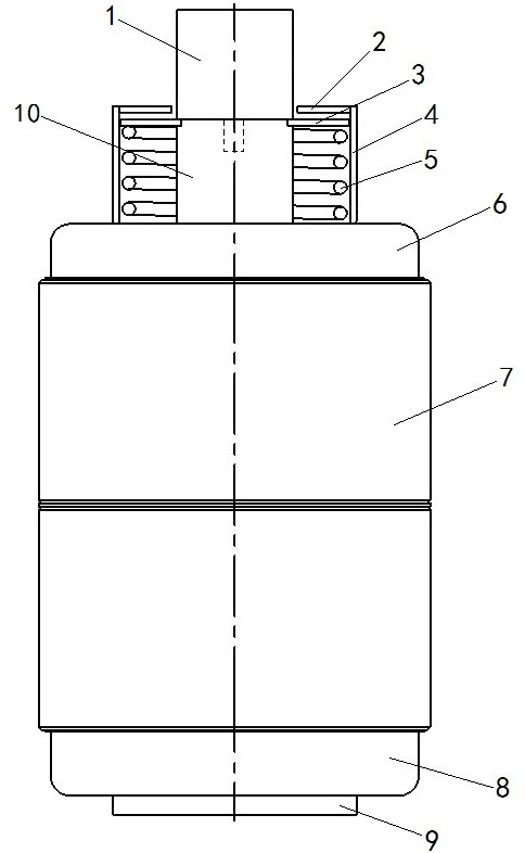 Vacuum arc-extinguishing chamber