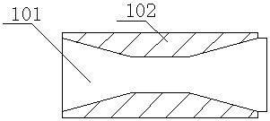 Device and method for rapid preparation of ice particle gas jet