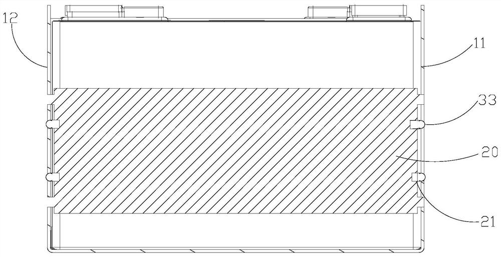 Side plate structure, casing of battery module, and battery module