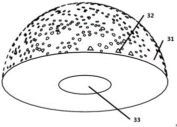 Anti-displacement breast implant forming method based on 3D printing and breast implant