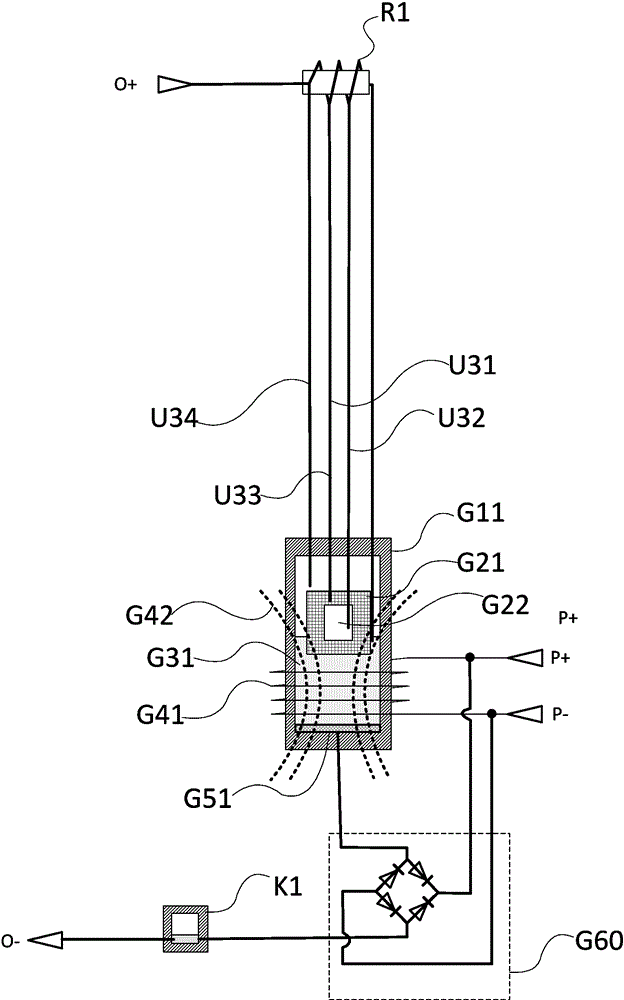 Wound tap-type dynamic resistor with carry switch, electronic circuit and manipulator equipment for nuclear energy power generation