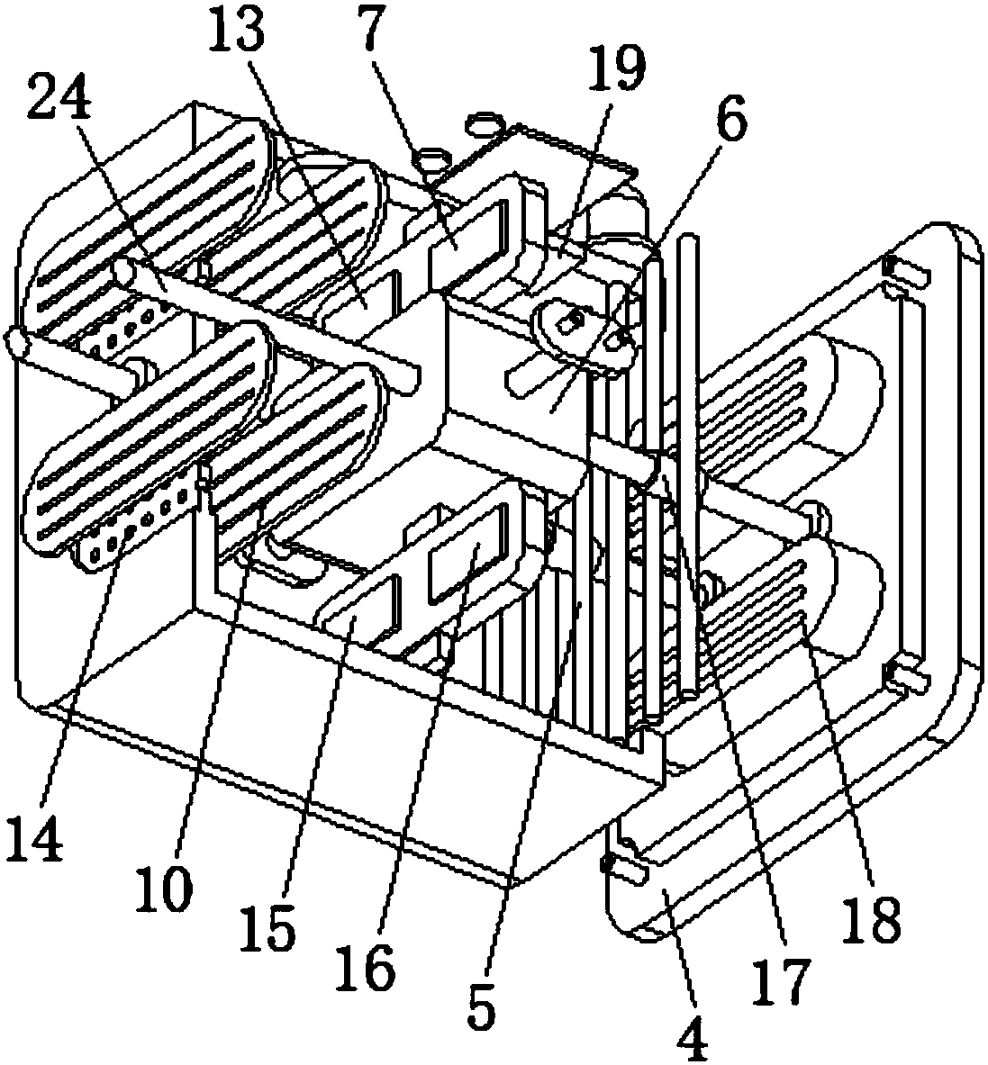 Smart power grid information transmission security protection device and preparing method thereof