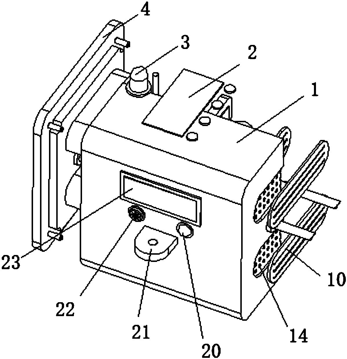 Smart power grid information transmission security protection device and preparing method thereof