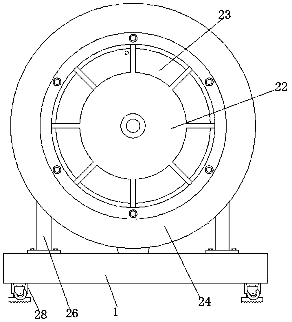 Concrete mixing device for building construction