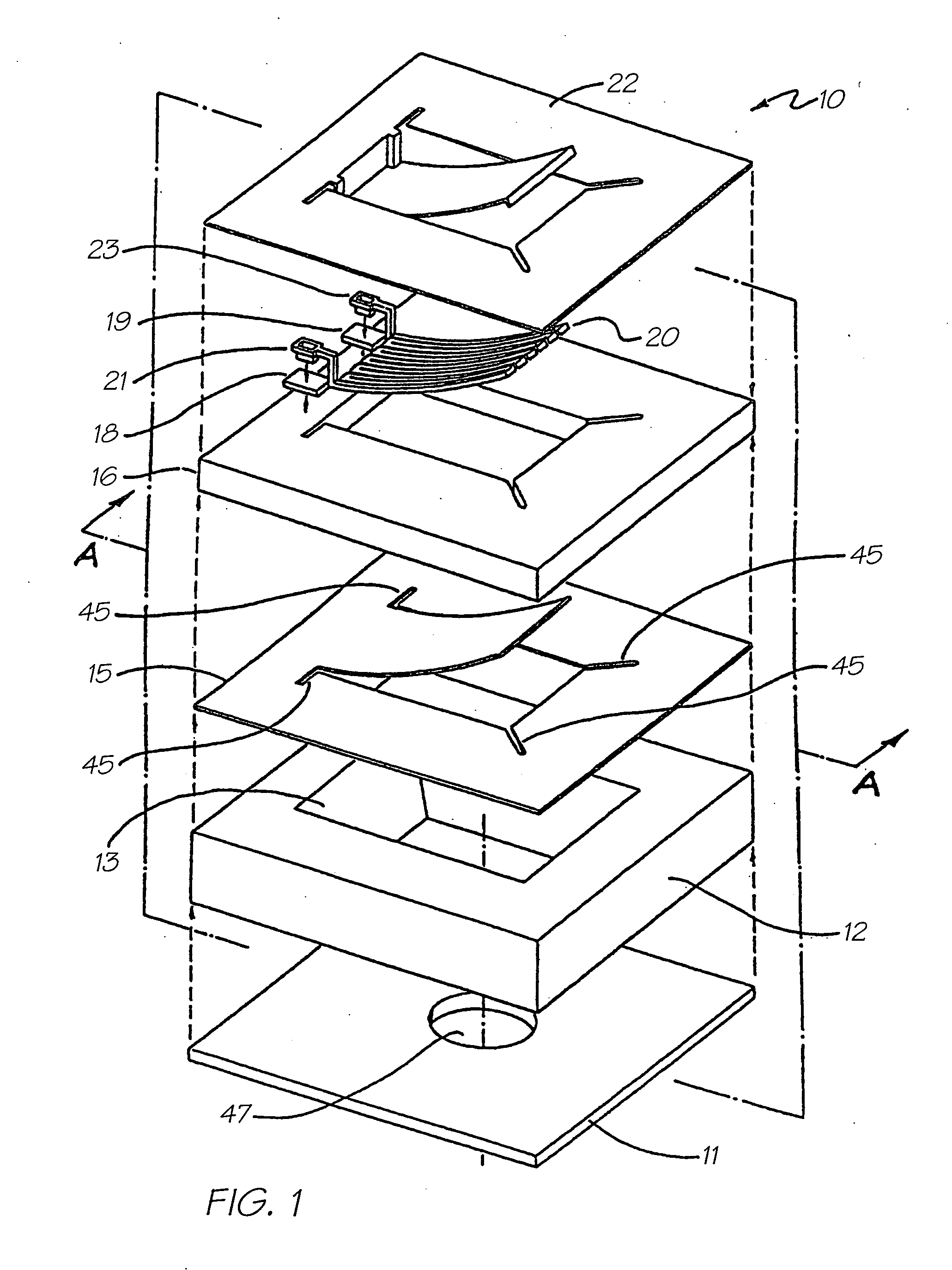 Printhead integrated circuit with low volume ink chambers