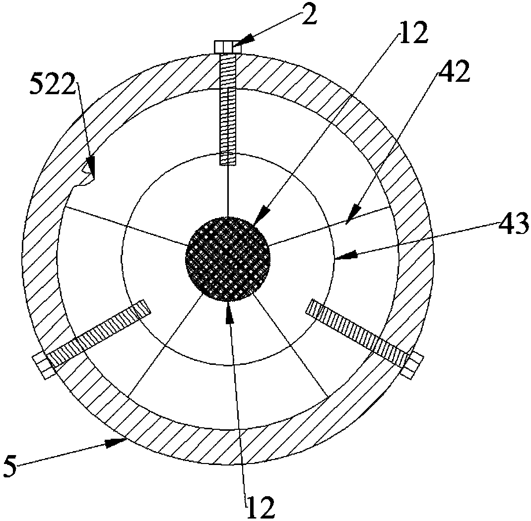 Method for machining shock-resistant self-locking type half grouting sleeve and method for machining concrete member