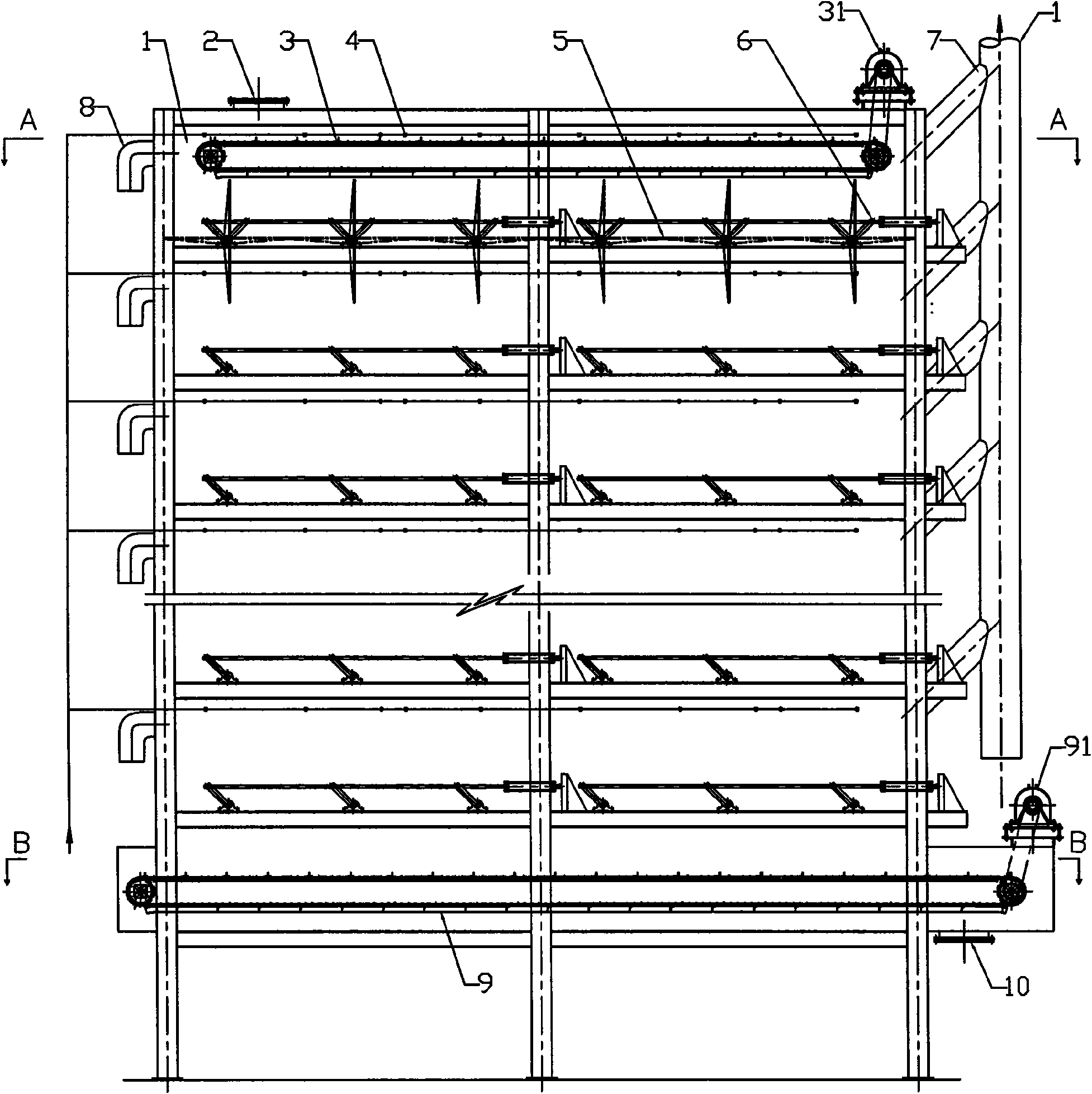 Fermentation process of bean dregs