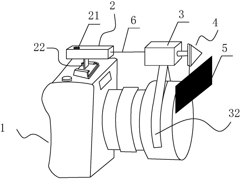 Special exposure device used for camera, and camera