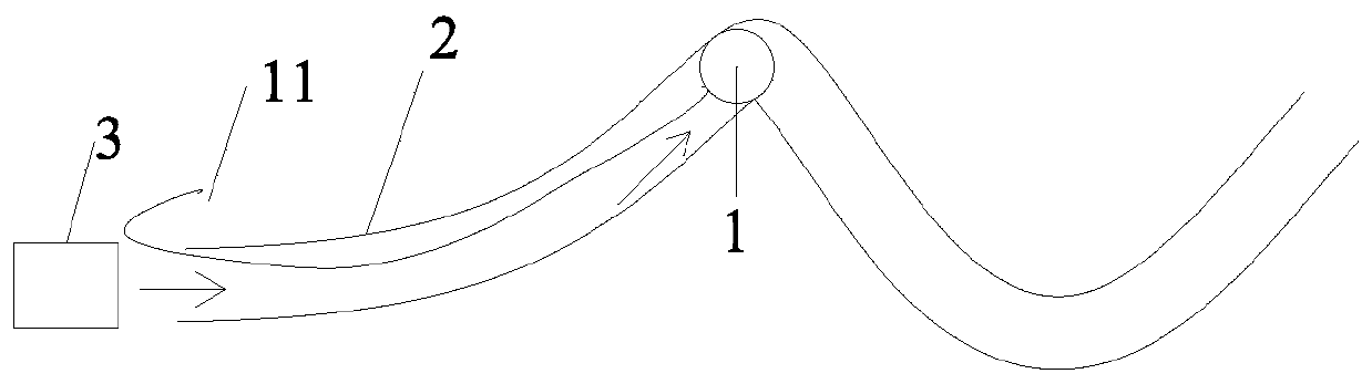 Pipe cavity cleaning method, tool and device