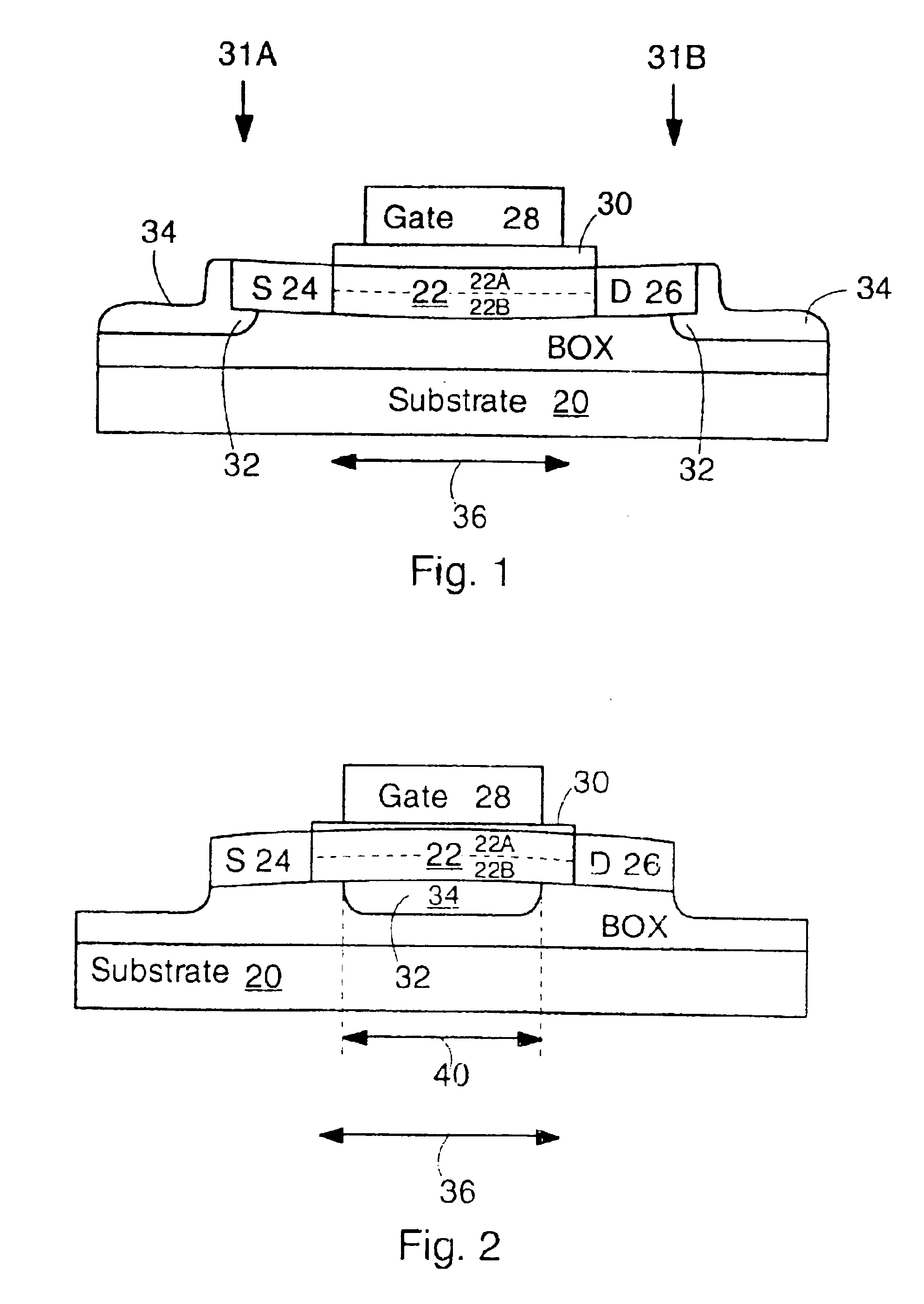 Field effect transistor with stressed channel and method for making same