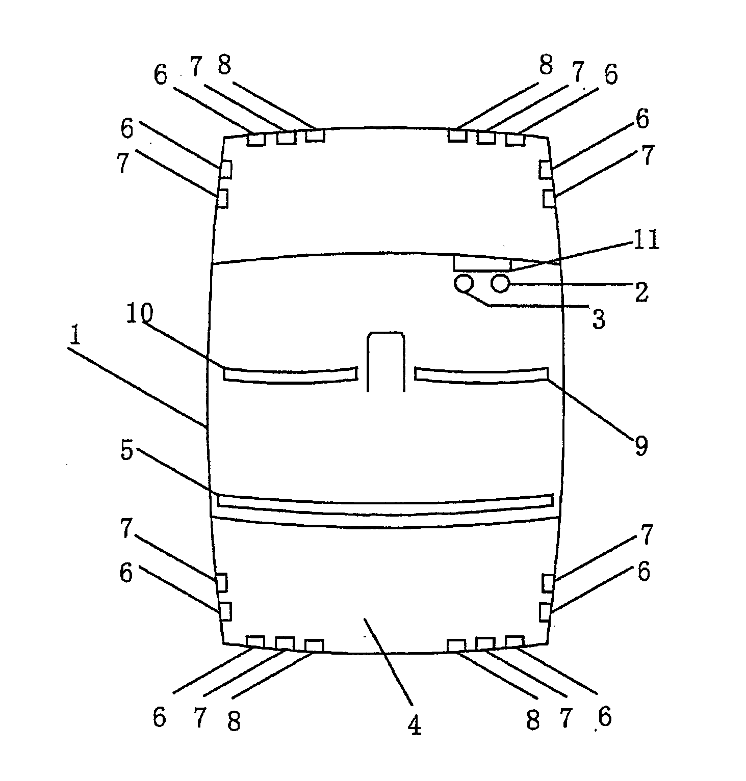 Facilitated safe car steering device