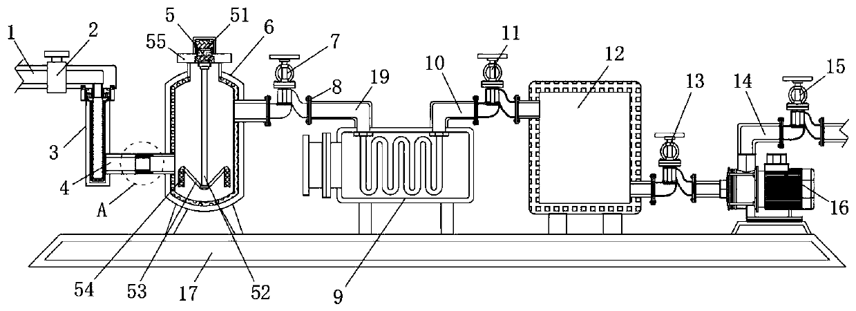 Heated hot water supply device with deposited scale prevention and treatment structure