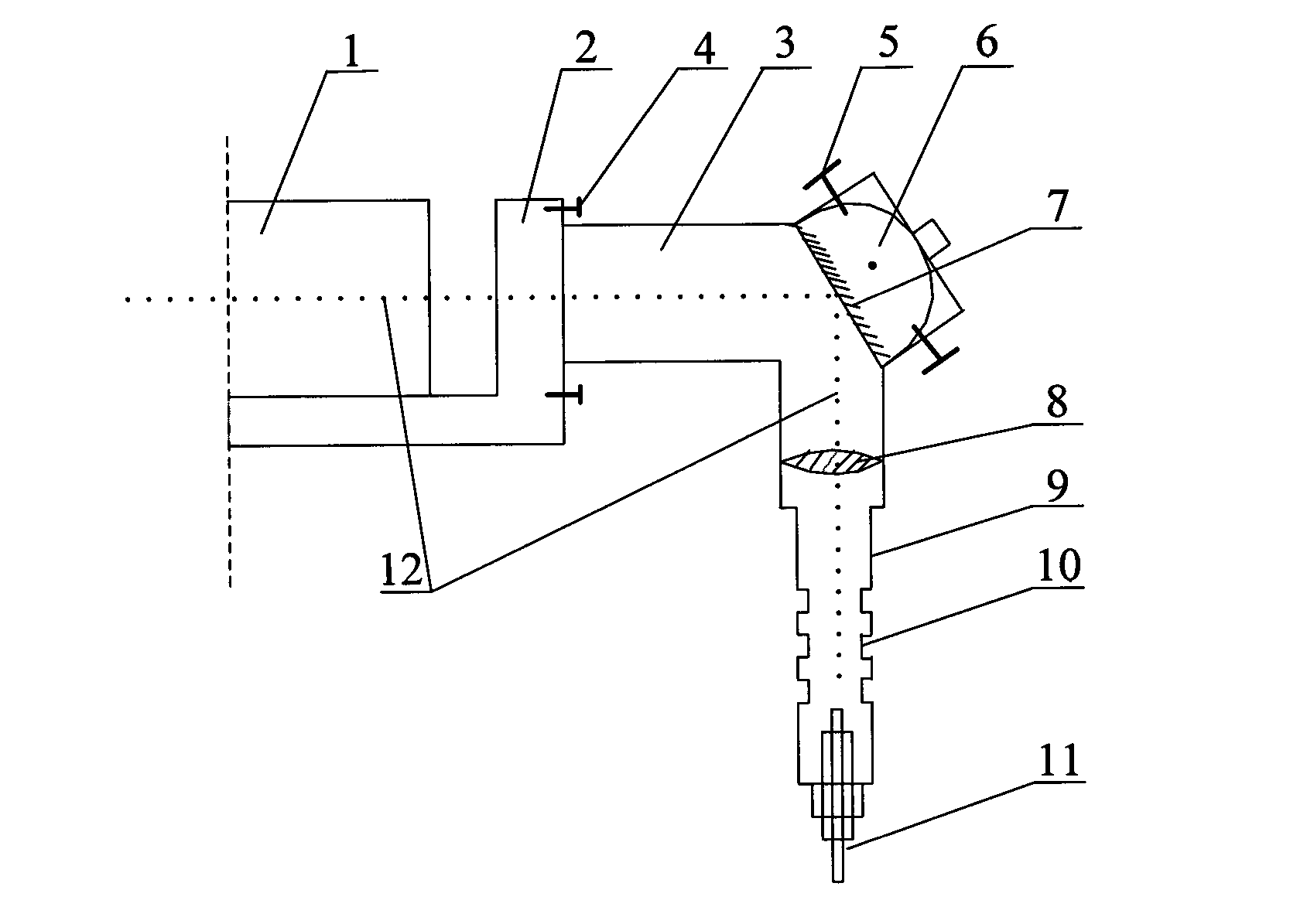 Optical fiber coupler for transmitting carbon dioxide laser energy