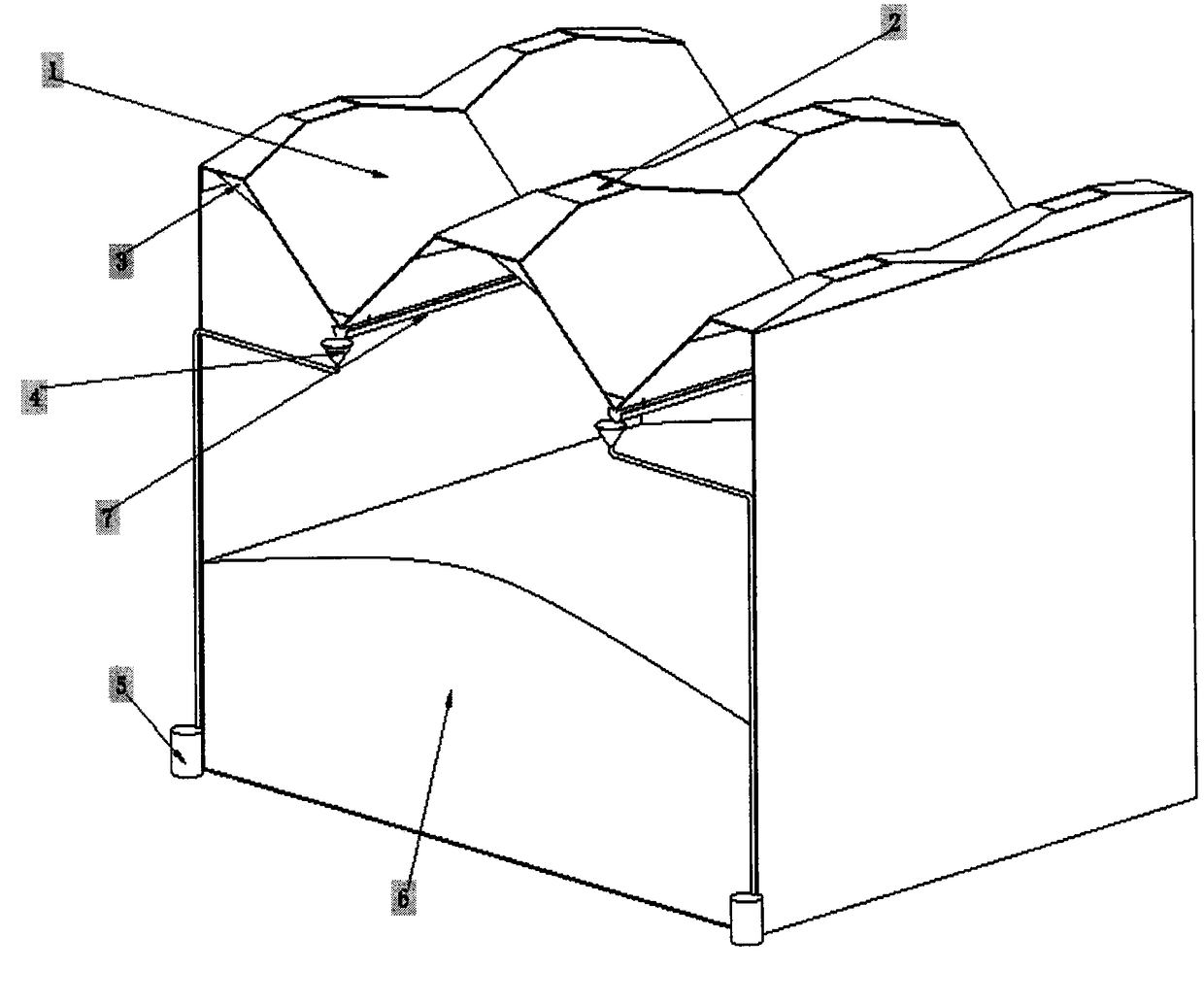 Condensation collecting device