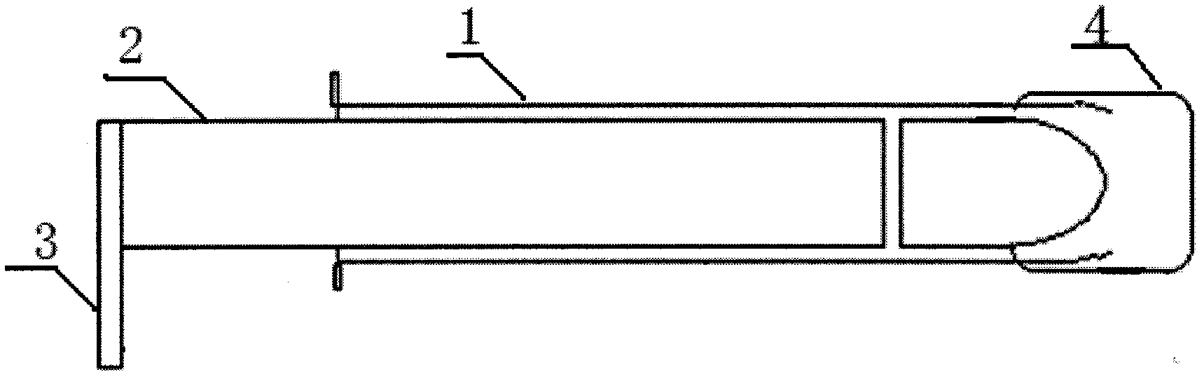 Polygalacic acid sperm-killing contraceptive suppository for external use and placing device