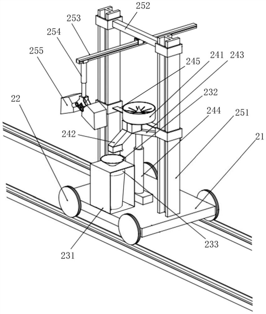 Automatic Chinese herbal medicine grabbing device